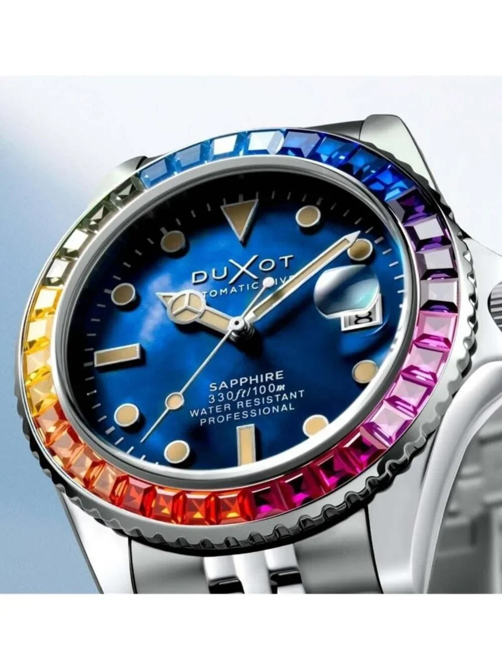 NWT Duxot Atlantica Automatic Blue Dial Men's Watch